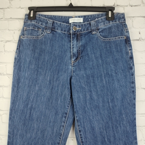 Christopher & Banks Petite Jeans Size 8P Embroidered Embellished Pocket - Picture 6 of 9